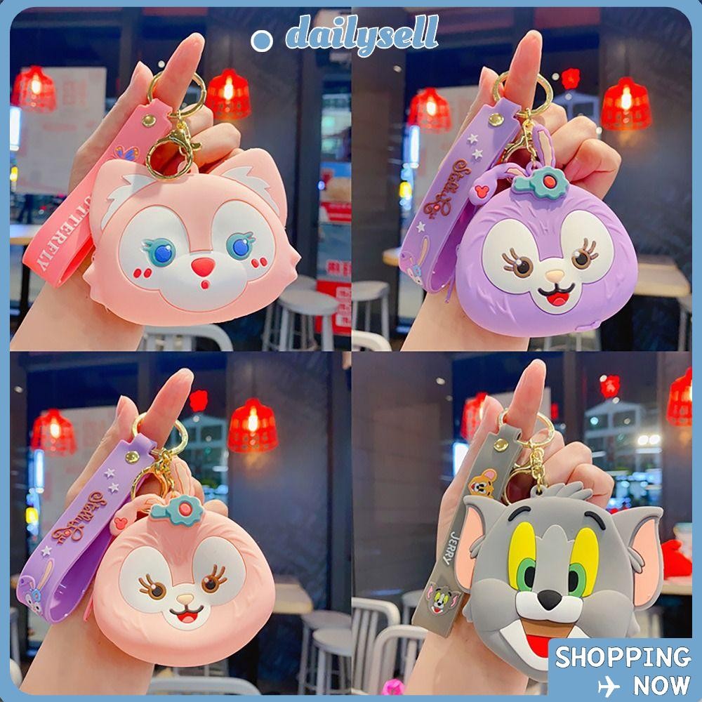 กระเป๋าใส่เหรียญ เดลี่ จี้กระเป๋า โดราเอมอน สเตลล่าลู ลินาเบลล์ จี้กุญแจ แฟชั่นซิลิโคนกระเป๋าเงินของขวัญ