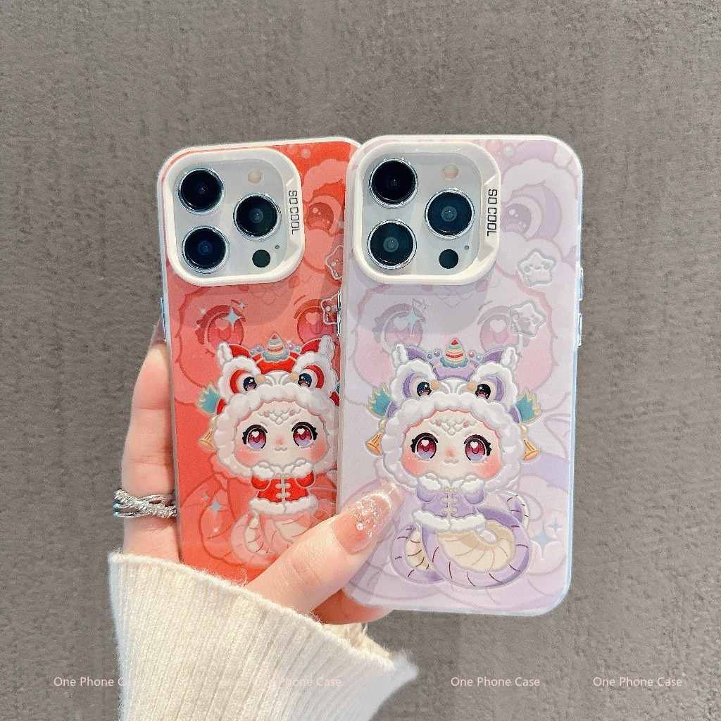 เข้ากันได้กับ ไอโฟน16 ไอโฟน 15 Pro Max iPhone 13 ไอโฟน11 เคสโทรศัพท์เคสนุ่มน่ารัก DLMSCY2239&2240