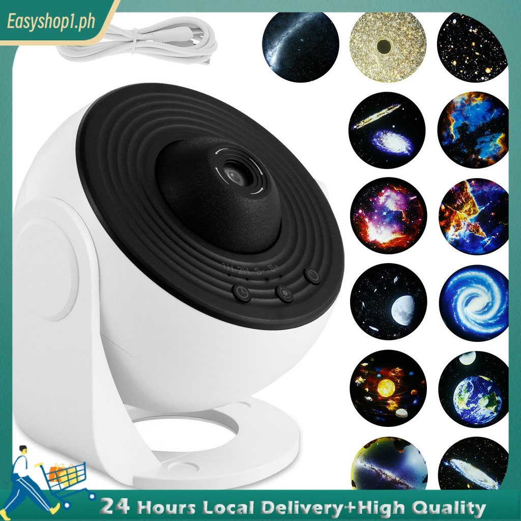 Star Projector Silent Galaxy Projector Compact Star Projector Galaxy Light ปรับโฟกัส Nebula Projecto