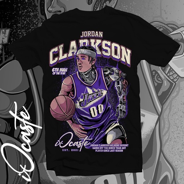 Jordan Clarkson Shirt | Basketball | Tshirt | Men's | Clothing | Sportswear | NBA Shirt | NBA เสื้อย