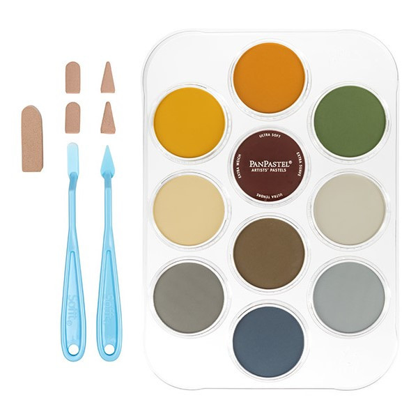 PanPastel Ultra Soft Artist Pastel Set 9ml 10/Pkg - Susans Garden Flower Coloring Kit 3