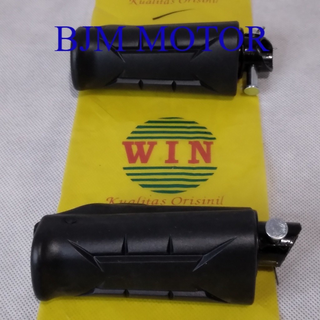 BJM MOTOR - ใบมีดเท้า 110 2011 2012 2013 2014 WIN | ชุดพักเท้าหลังซ้ายและขวา ยางหนามเดิม K07A สําหรั