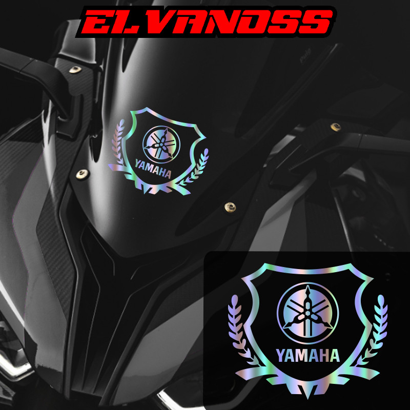 CUSTOM รถจักรยานยนต์ถังสติกเกอร์สําหรับ YAMAHA R1 R6 Fz6 Xj6 R15 TMAX YS125 XTZ125 IB E8 Rxv