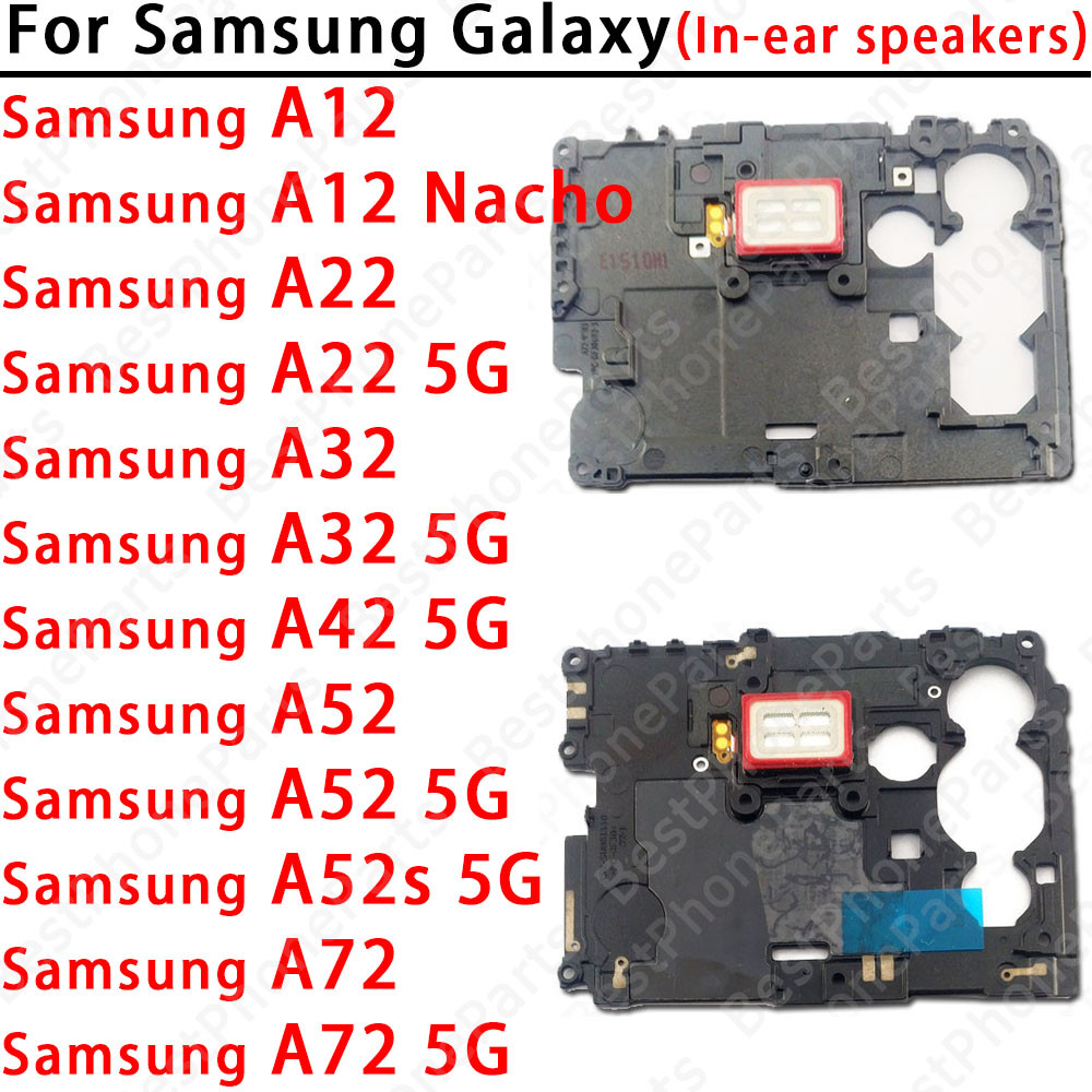 หูฟังรับหูฟังสําหรับ Samsung A12 Nacho A22 A32 A42 A52 A52s A72 5G ลําโพงด้านบนซ่อมอะไหล่