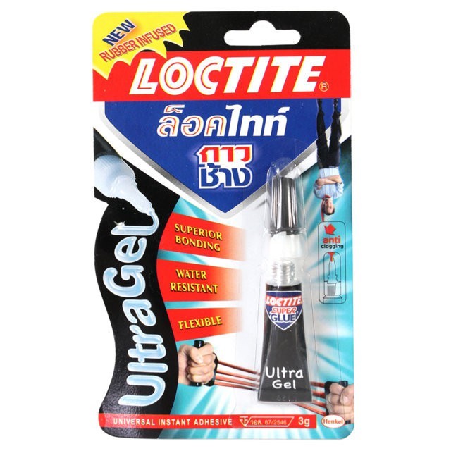 กาวร้อน LOCTITE L-13409 3G กาว เครื่องมือช่างและฮาร์ดแวร์ 3G SUPER GLUE กาวพลังช้างชนิดเจล ไม่เยิ้ม