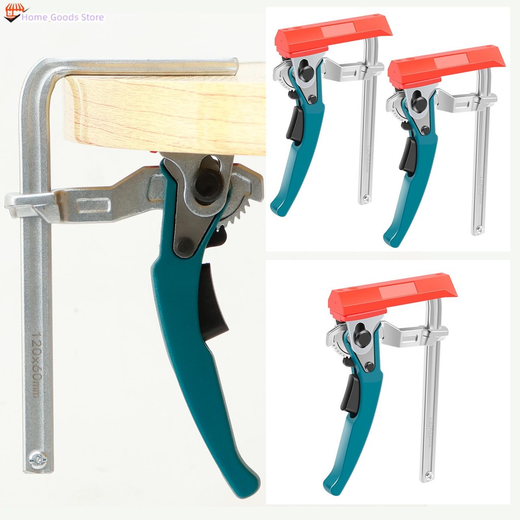 Ratchet Track Clamp โลหะ Track Saw Clamps ง่ายล็อคท่องเที่ยว Rail Clamp Quick Release T Slot Clamp ส