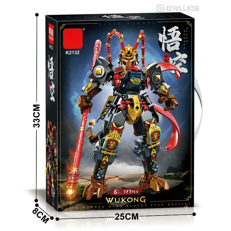 Owllade Transformers หุ่นยนต์บล็อกตัวต่อของเล่นสําหรับของขวัญวันเกิดเด็กผู้ใหญ่ BBMW-46071 สีแดง