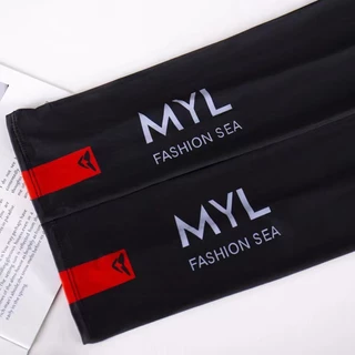 ปลอกแขนกันแดด MYL ผ้าลื่น ผ้าเย็น สวมใสสบาย ไม่อึดอัด มี 4 สี ให้เลือก สินค้าพร้อมส่ง ร้านคนไทย