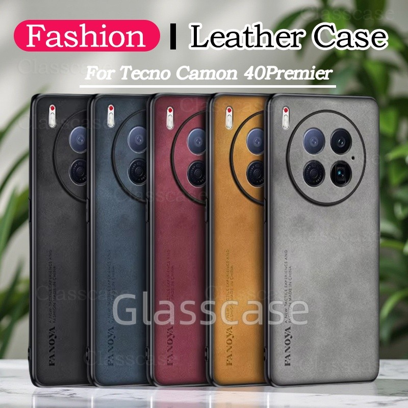 ปลอกสําหรับ Tecno Camon 40 pro premier 40pro 40premier Camon40pro Camon40premier หนังแกะหนังโทรศัพท์