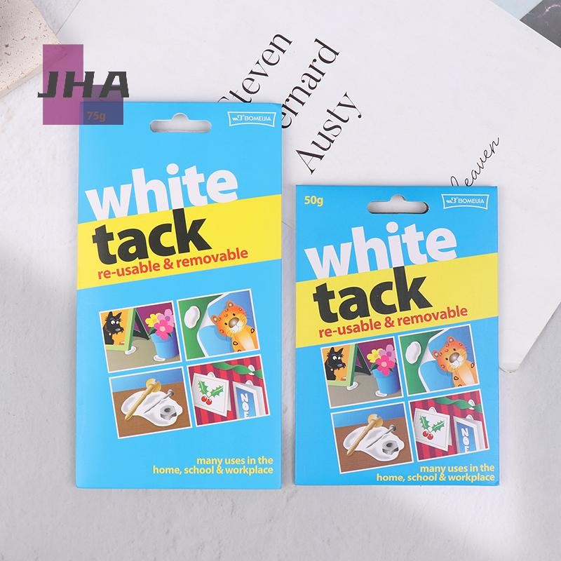 [JHA] White Tack นํากลับมาใช้ใหม่กาว Putty Tack ปลอดสารพิษที่ถอดออกได้ Wall Frames Party ใหม่