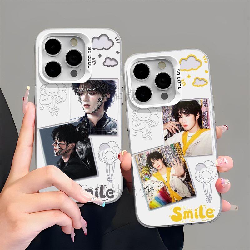 ✨สินค้าใหม่✨TNT Times Youth League Liu Yaowen รุ่น Q สีสันเงินเคสโทรศัพท์สําหรับ Iphone 15 14 Pro Ma