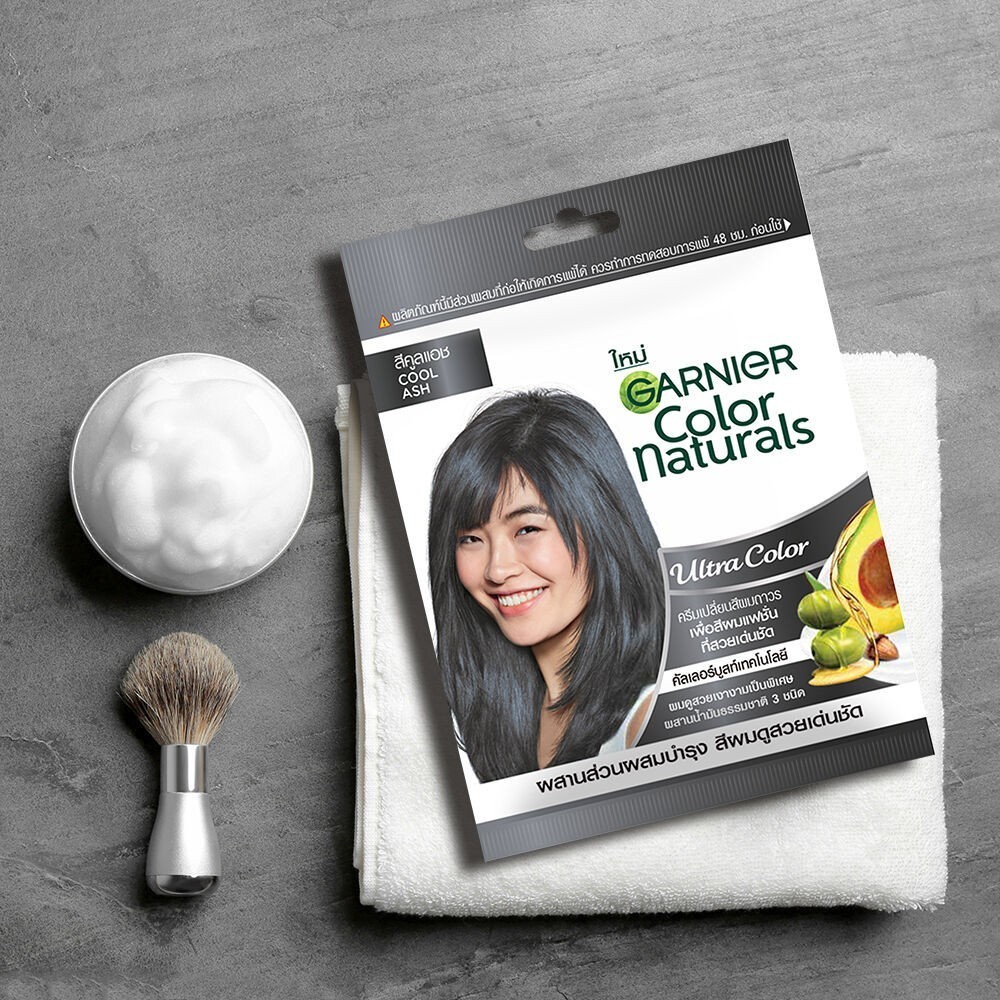 🔥แท้/ดีลสุดคุ้ม/ไลฟ์ทุกวัน🔥(กล่องx6ซอง) Garnier Color Naturals 30 ml. การ์นิเย่ ครีมเปลี่ยนสีผม - รูปที่ 2