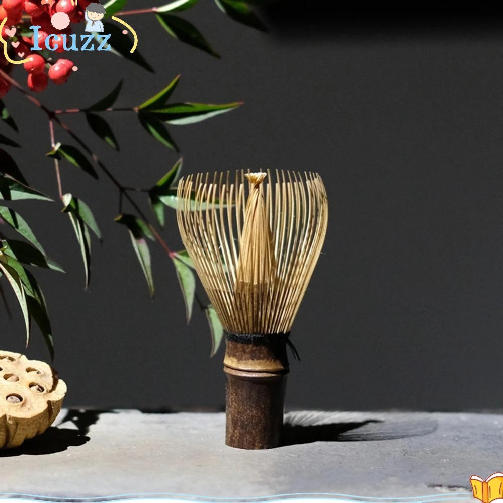 ICUZZ Chasen, ชุดน้ําชาญี่ปุ่นแบบใช้ซ้ําได้ Matcha Whisk, เครื่องชาแปรงมัทฉะมัลติฟังก์ชั่นไม้ไผ่แบบดั้งเดิม