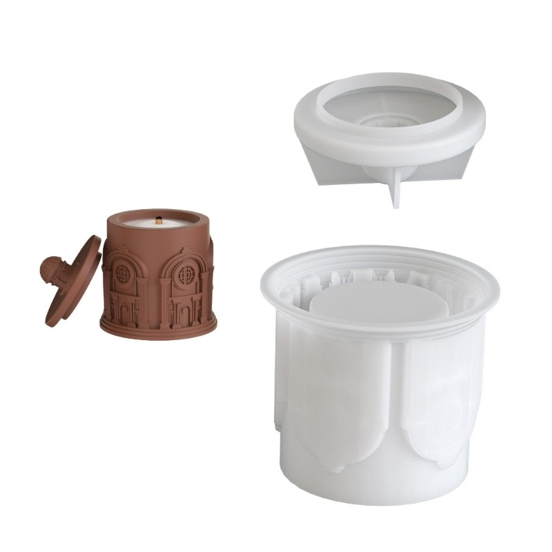 Crush Fashion House Mould สําหรับทําแผ่นเครื่องประดับเรซินและที่วาง