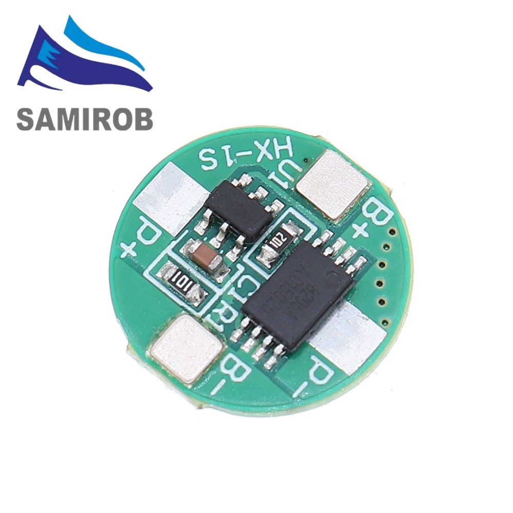 5/10PCS 3.7V 1S 2.5A 18650 li-ion BMS PCM แบตเตอรี่ป้องกันโมดูล PCB พร้อม Overcharge และ Overcharge ป้องกัน
