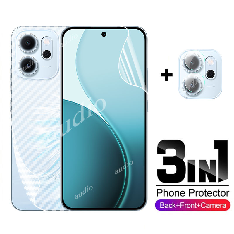 OPPO Reno14 F 5G 3in1 ด้านหน้าด้านหลังเลนส์Hydrogelฟิล์มสําหรับOppo Reno 14F 14 F Reno14F 5G 2025 สม