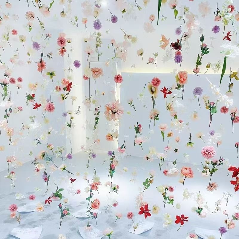 แนะนำ ผ้าม่าน 20/50ชิ้นลอยผ้าม่านดอกไม้ Artifical ดอกไม้ผ้าม่านชุดผสมดอกไม้ปลอมงานแต่งงานตกแต่งดอกไม้ผนังเค้กพวงหรีดตกแต่งการถ่ายภาพ Props ราคาพิเศษ มีเก็บเงินปลายทาง