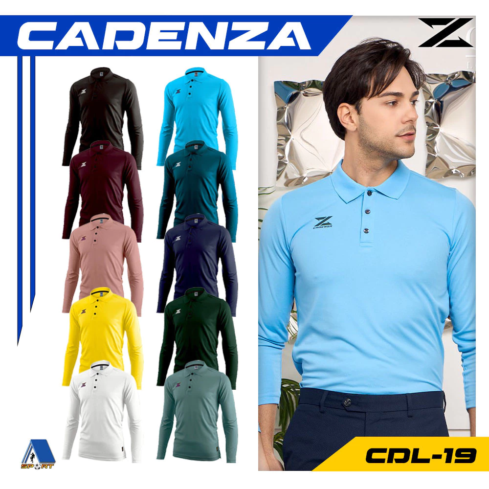 [[ส่งฟรี!! มีเงินคืน]] CADENZA เสื้อโปโล รหัส CDL-19MEN ชุดที่ 1 แท้100%