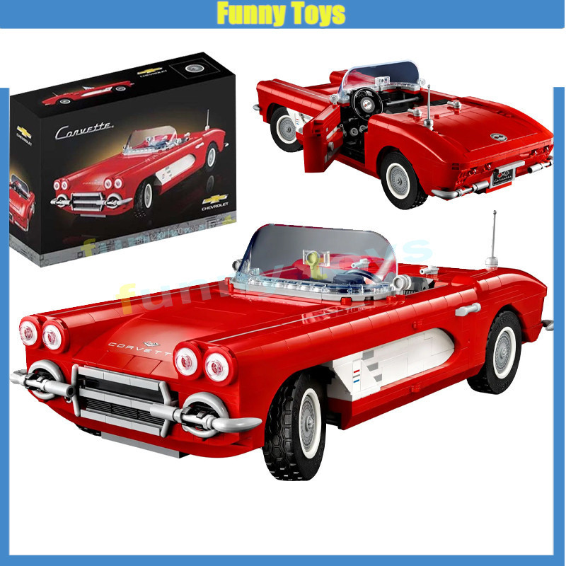 10321 Chevrolet Corvette Car Building Blocks Creator Expert Car Model ของเล่นของขวัญสําหรับเด็กผู้ชา