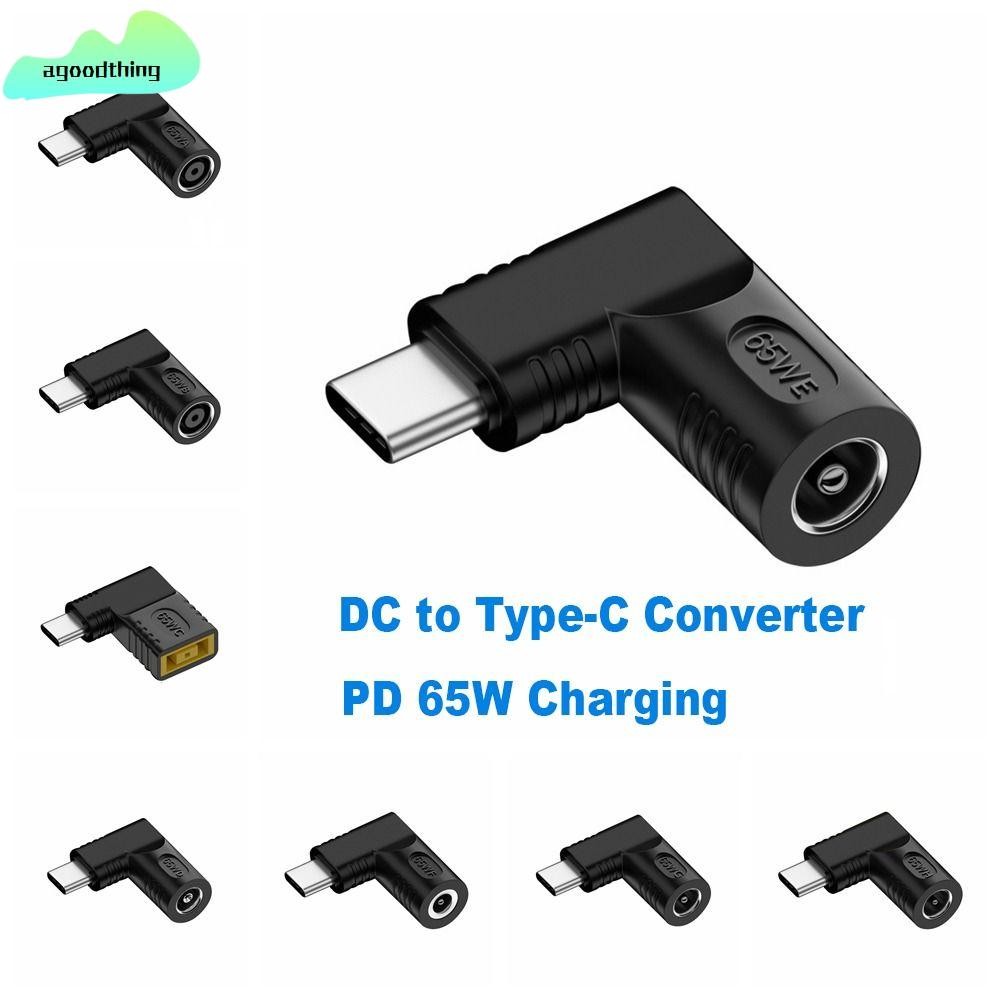 AGOODTHING Converter 5v 9v 12v แล็ปท็อป Charger Connector DC to Type C สําหรับ //