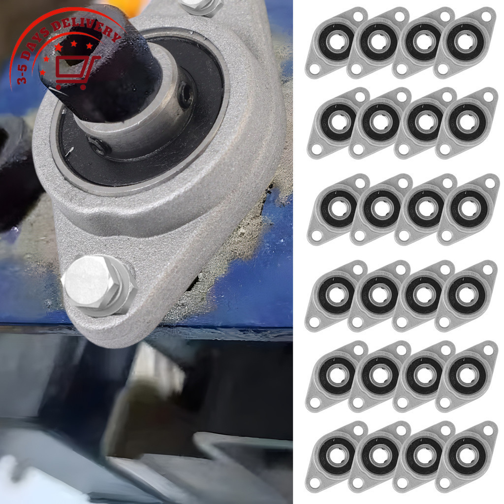 [จัดส่ง 3-5 วัน] 1/3/5PCS สังกะสีอัลลอยด์แบริ่งที่นั่ง KP08/KFL08 สําหรับแบริ่งกล 5.5x2.9 ซม.และ 4.8