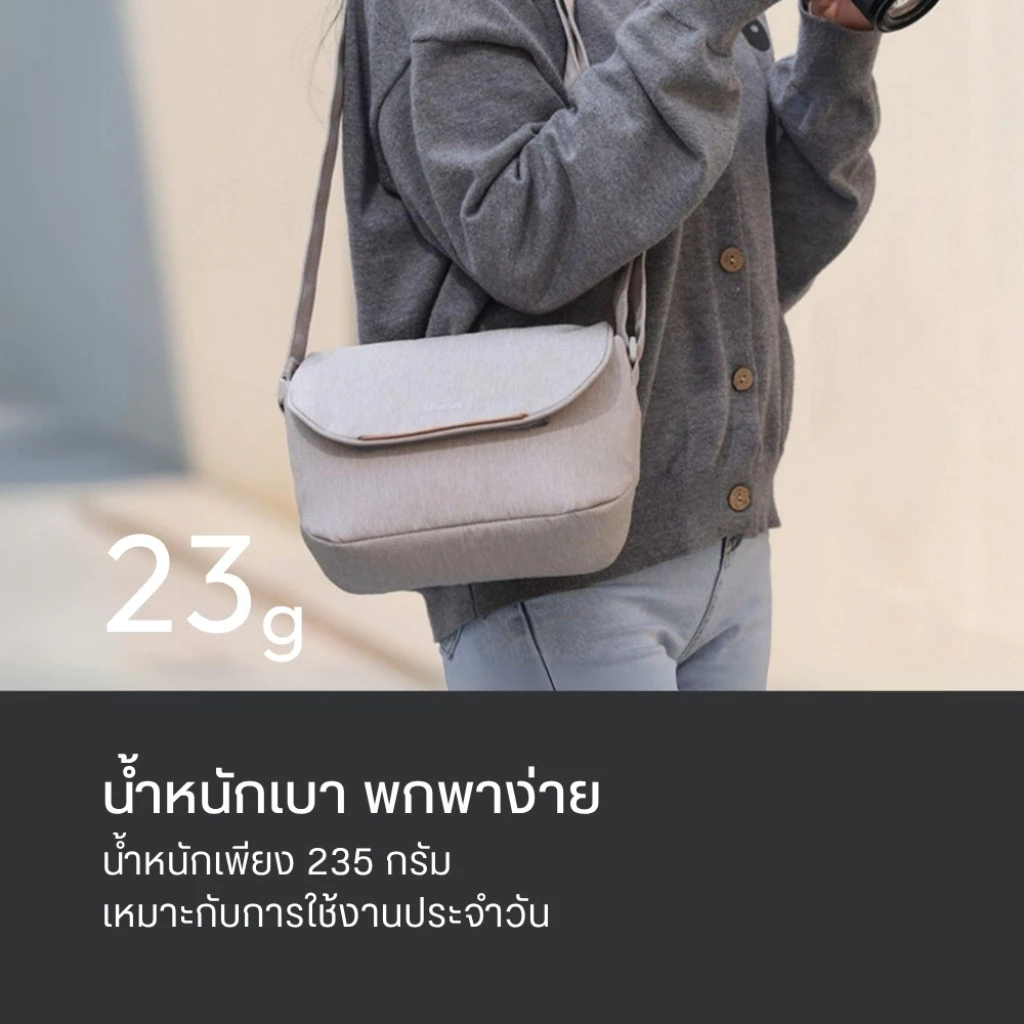 Ulanzi กระเป๋าสะพายข้าง F01/F02 Sling Bag ความจุ 4L กระเป๋าผู้หญิง สำหรับใส่กล้อง มือถือ พกพาเดินทาง thumbnail 4