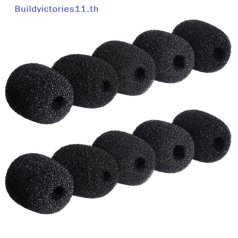Buildvictories11 5PCS ไมโครโฟนกระจกโฟมนุ่ม Pad Mic ฝาครอบฟองน้ําผิว TH