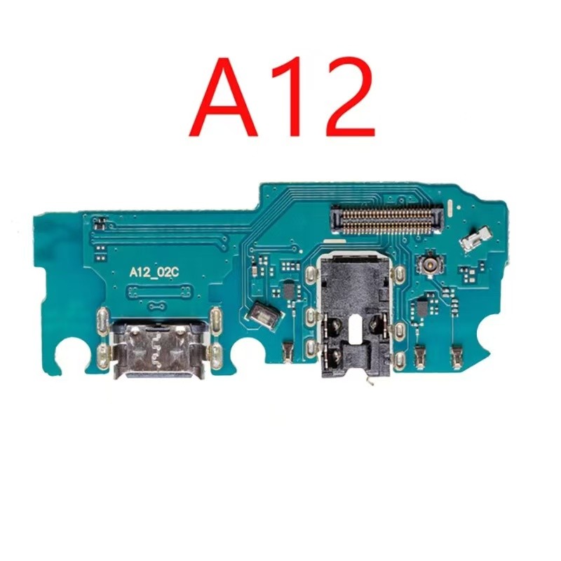 USB Samsung Galaxy A12 อะไหล่สายแพรตูดชาร์จ แพรก้นชาร์จ Charging Connector Port Flex Cable（ได้1ชิ้นค่ะ)