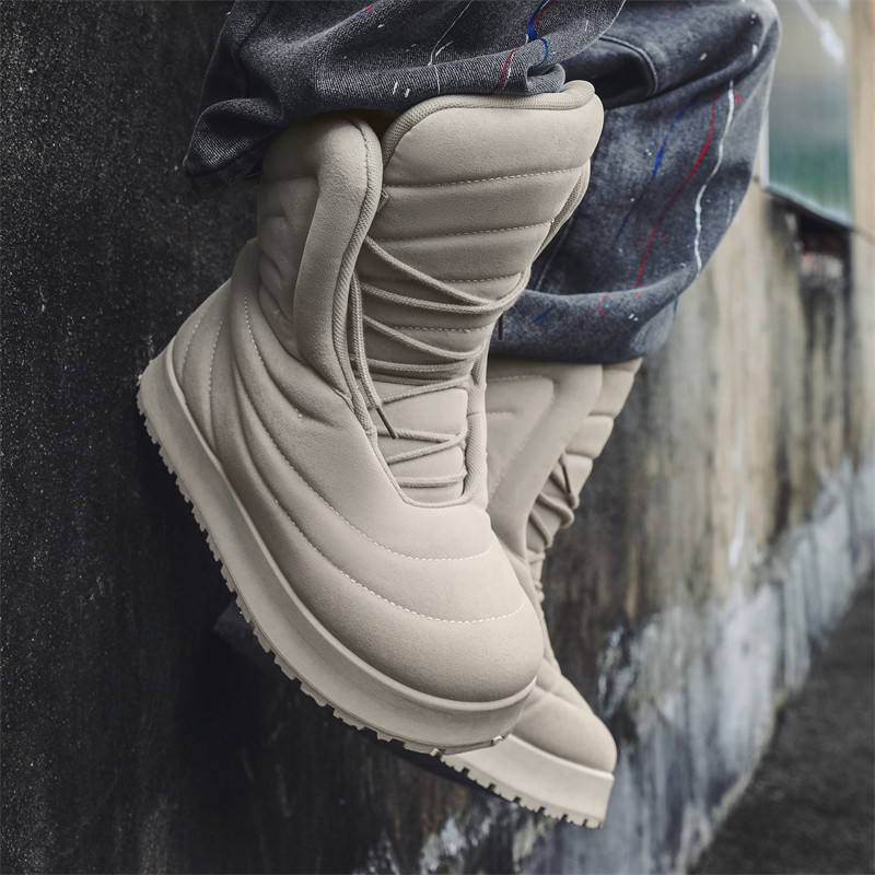 รองเท้าผู้ชายใหม่รองเท้าสบายๆกลางแจ้ง Niche High-Top แฟชั่นรองเท้าผ้าใบกีฬา Street Plaster รองเท้า