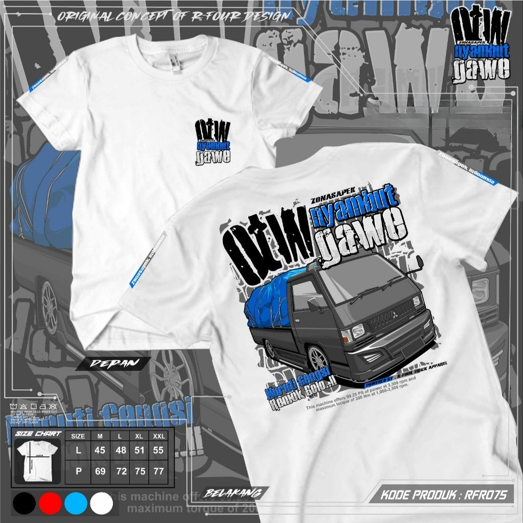 เสื้อยืด Pick Up L300 Otw Nyambut Gawe Elsapek Mania Young Driver | เสื้อยืดผู้ใหญ่และเด็ก Unsex