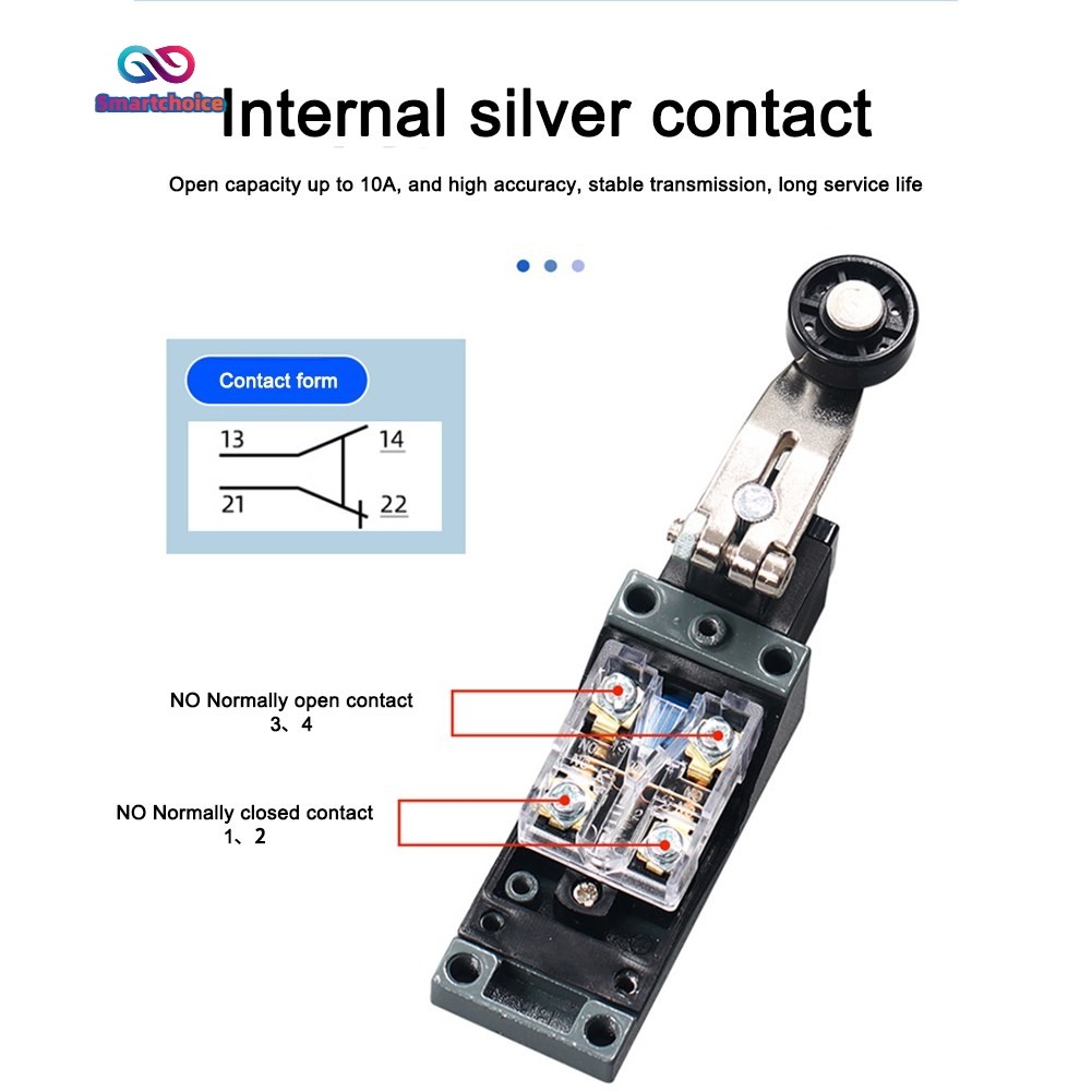 ⚡ทางเลือกอัจฉริยะ⚡Me Series Limit Switch Roller Switch Limit Switch Limit Button Position Switch