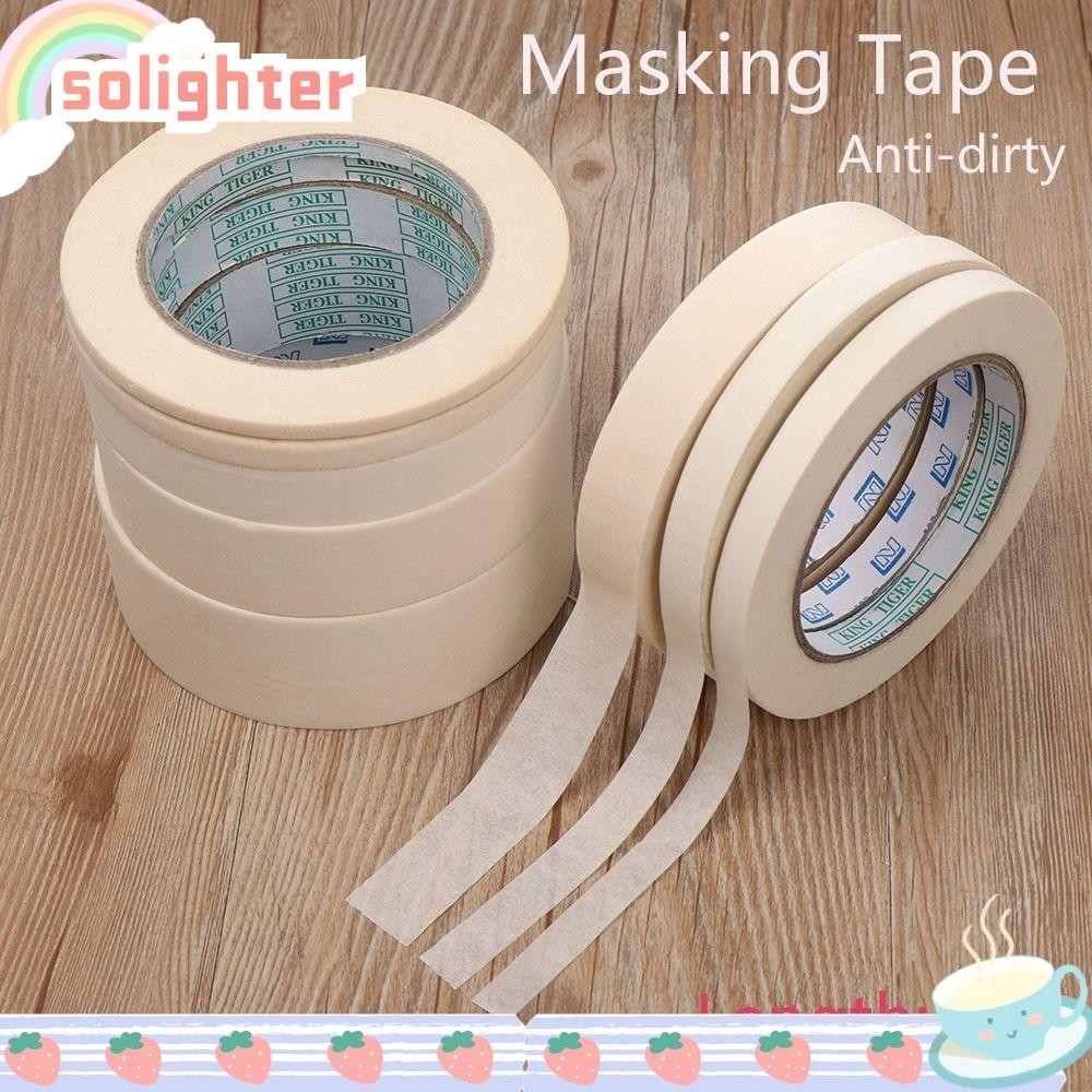 Solighter 50M Anti-สกปรกเทปจิตรกรตกแต่งอุปกรณ์ปรับปรุง Multi-function Cross Stitch ภาพวาดกระดาษ Writable เพชรจิตรกรรมเครื่องมือ
