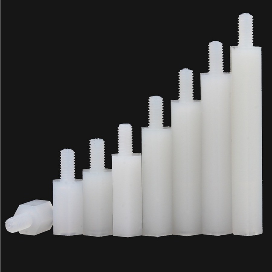 [จัดส่งด่วน] คอลัมน์ไนลอนหัวเดียวสีขาว/คอลัมน์แยก 0 คอลัมน์รองรับ M2/M2.5/M3/M4/M5/M6 (AZY-DM)