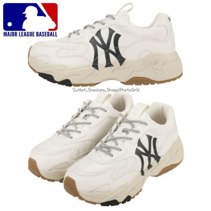 MLB Big Ball chunky Lite NY รองเท้า unisex จัดส่งฟรี