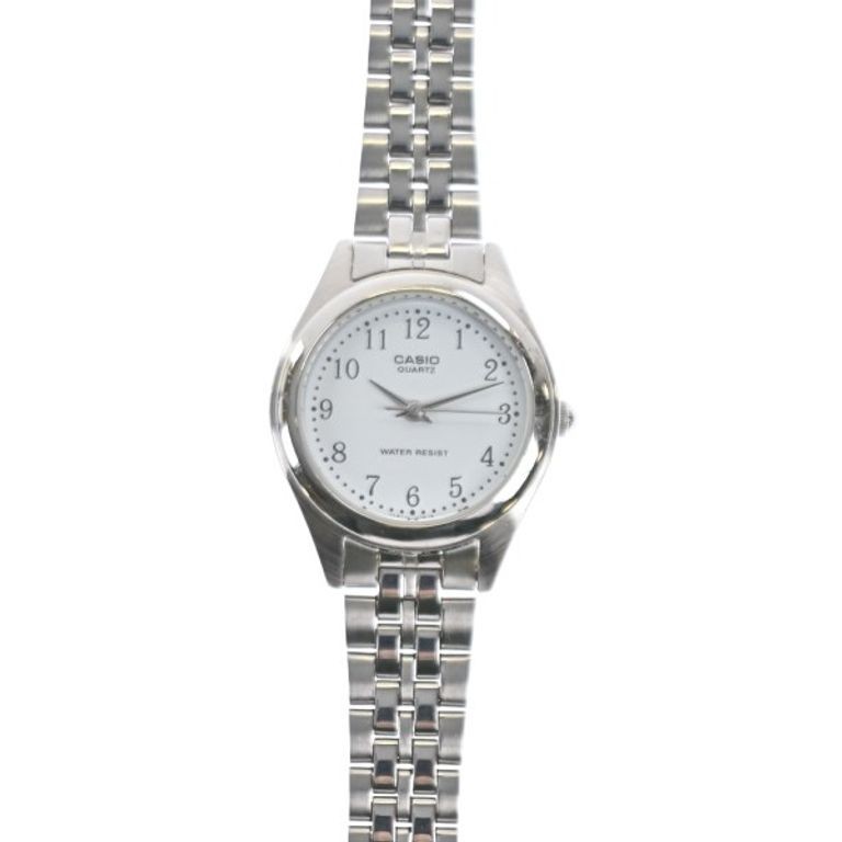 Casio Wrist Watch Silver Women White Direct from Japan Secondhand