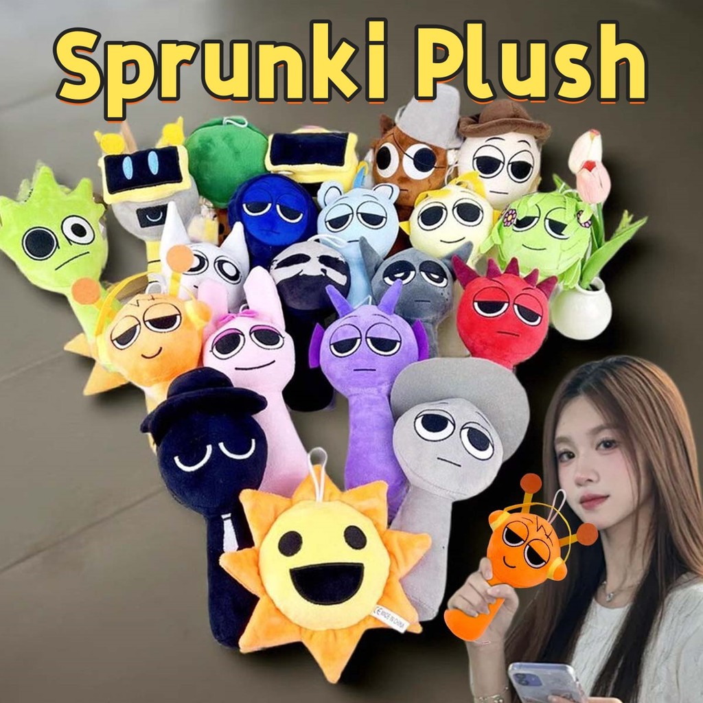 🔥พร้อมส่ง🔥Sprunki Plush ของเล่นตุ๊กตา Sprunki Incredibox เกมรูปตุ๊กตาตุ๊กตาตุ๊กตาตุ๊กตาของขวัญอุปกรณ์ต่อพ่วง