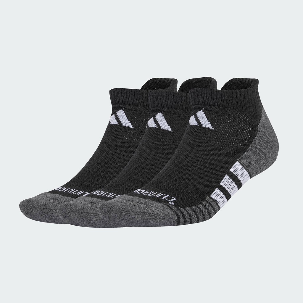 adidas Gym & Training & เนตบอล ถุงเท้าข้อต่ำสามคู่ Performance CLIMACOOL Cushioned Unisex สีดำ JC6413