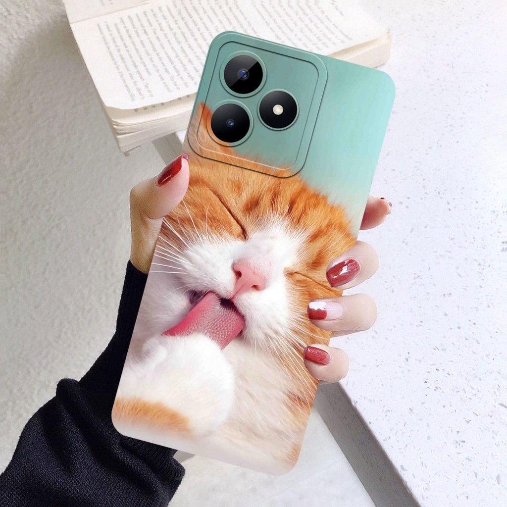 HP { EC08 } เคส REALME C51 C53 C51S NOTE 50 - เคส REALME C51 C53 C51S NOTE 50 ล่าสุด - เคสโทรศัพท์ -