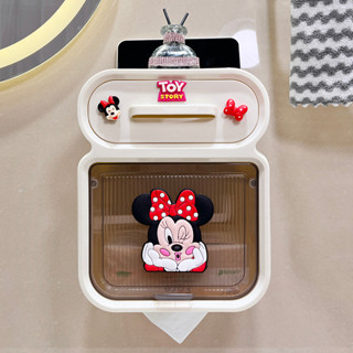 กล่องกระดาษทิชชูห้องน้ํากันน้ําและปราศจากรูน่ารักห้องน้ําติด…