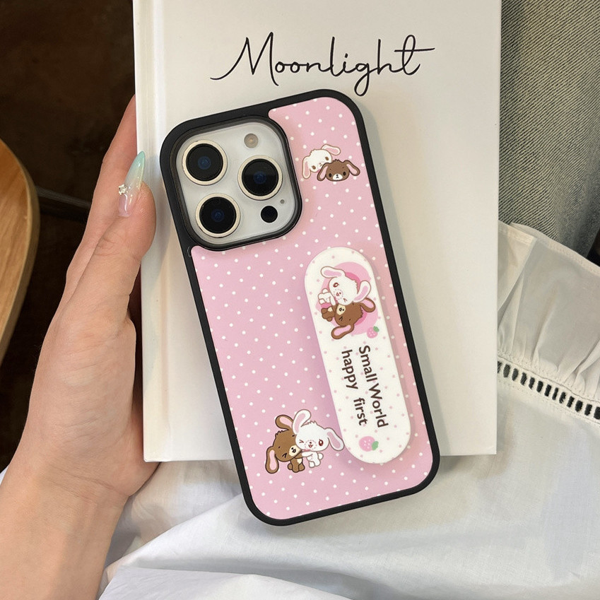 สําหรับIphone Case 17 Pro Max 16 Pro Max 15 Pro Max 14 Pro Max 13 Pro Maxผิวรู้สึกขนมหวานกระต่ายเคสโ