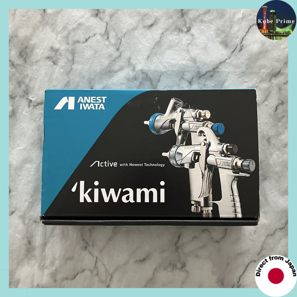Anest Iwata KIWAMI Gravity Feed Spray Gun Series - 1.3mm Nozzle, Silver