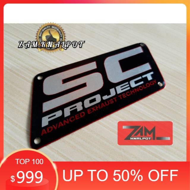 SC PROJECT สัญลักษณ์ท่อไอเสีย ยี่ห้อ Racing
