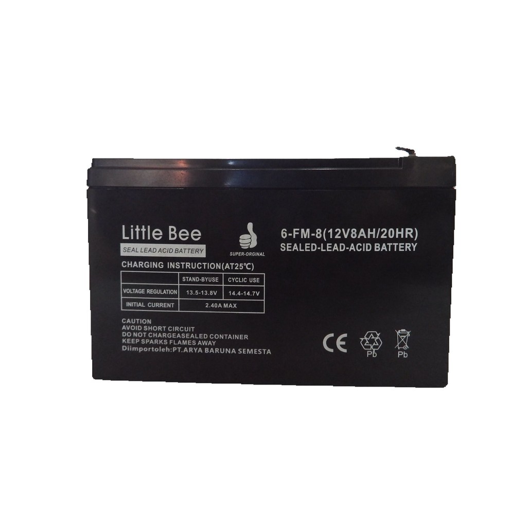 แบตเตอรี่ 12v 8Ah แบตเตอรี่แห้ง เครื่องสำรองไฟ UPS รูปที่ 3