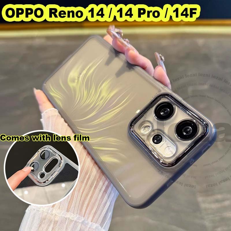 เคสOPPO Reno 14 Pro 14F 5G Reno14 Pro Reno14Pro Reno14F 5G 2025เคส กรณีพร้อมตัวป้องกันกล้องนุ่มกันกระแทกใสหรูหราออกแบบใหม่