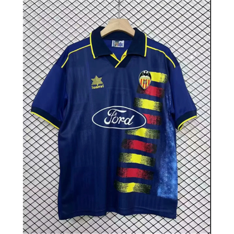 เสื้อกีฬา Retro Away Jersey Valencia ปี 1996-1997 ไซ즈 S-XXL
