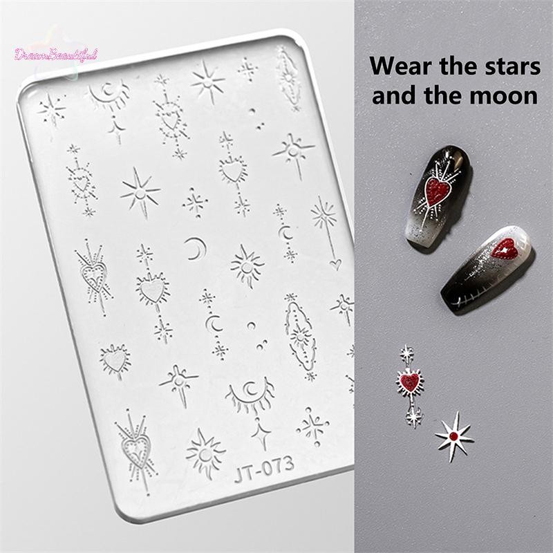 เล็บซิลิโคนโบว์Mould Moon Starsเครื่องประดับหล่อน่ารักแม่พิมพ์เครื่องมือบรรเทาDIYตกแต่งเล็บArtเล็บความงามCharmใหม่
