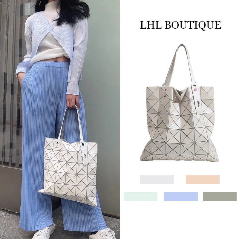 LHL BOUTIQUE กระเป๋าถือ tote bag แฟชั่น กระเป๋าเงา อเนกประสงค์ พับคุชชั่น วันแม่
