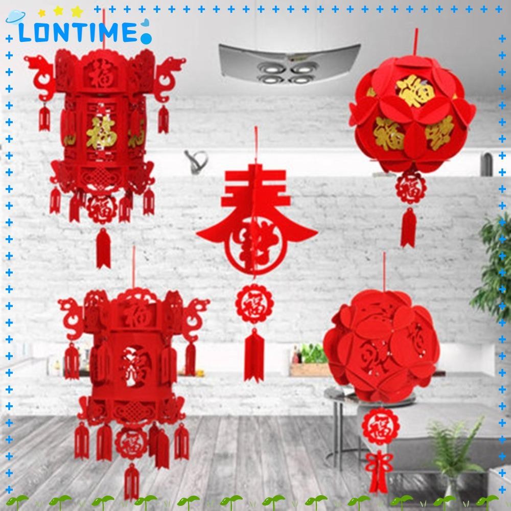 Lontime ตรุษจีน โคมแดง เครื่องประดับแขวนกันน้ํา