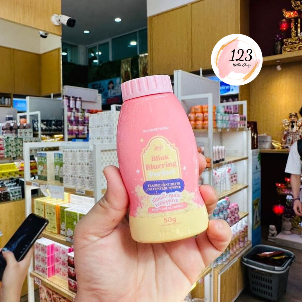 JOJI แป้งฝุ่น คุมมัน Blink Blurring Perfect 50g Translucent Filter Oil Control Powder ✨