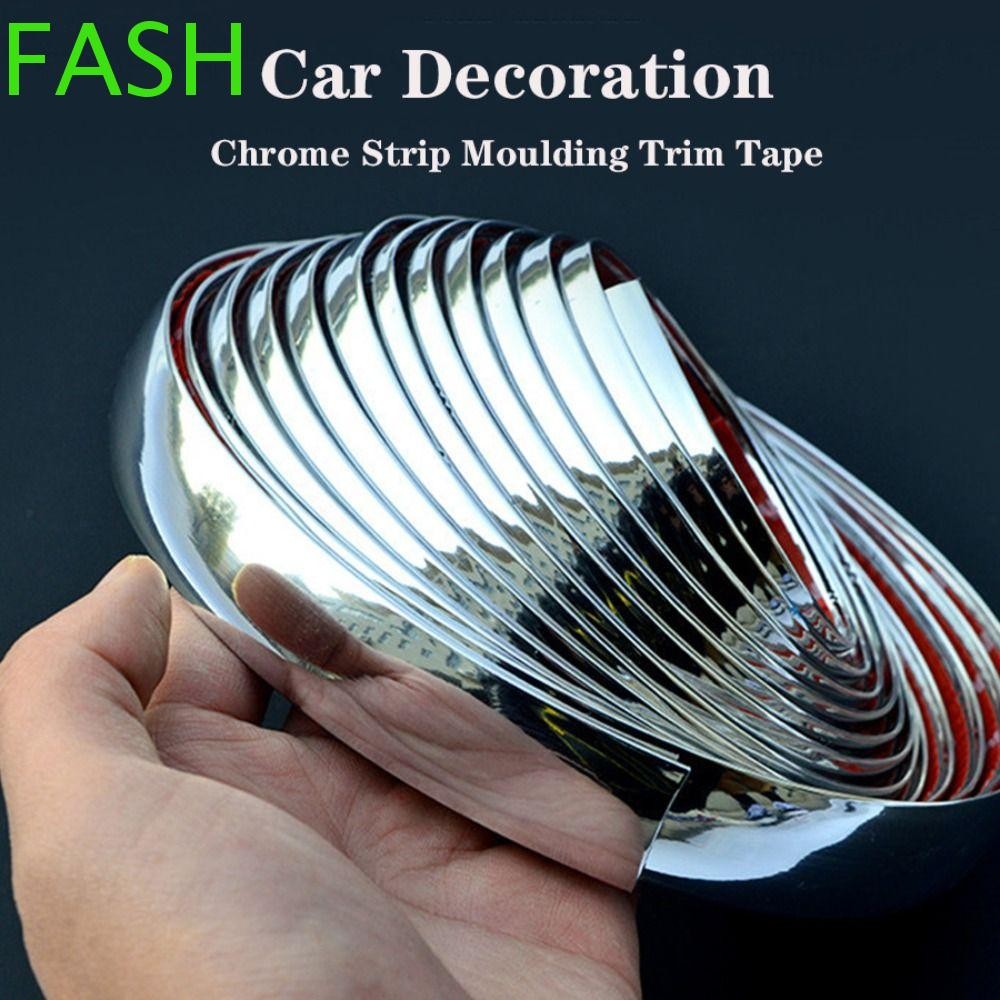 Fash แถบตกแต่งรถยนต์ภายนอก Trim 3M แถบป้องกันการชนกัน Moulding จัดแต่งทรงผม Trim จัดแต่งทรงผมรถ Scra